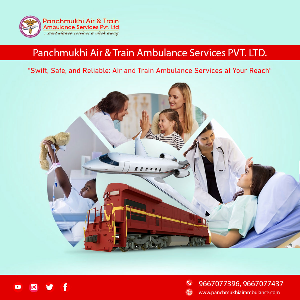 Train Ambulance Services in Ranchi