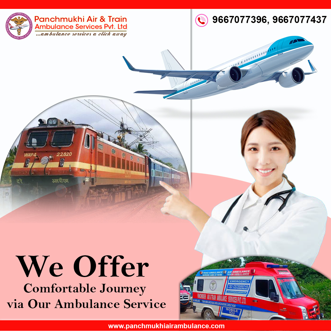 Train Ambulance in Delhi with Medical Team